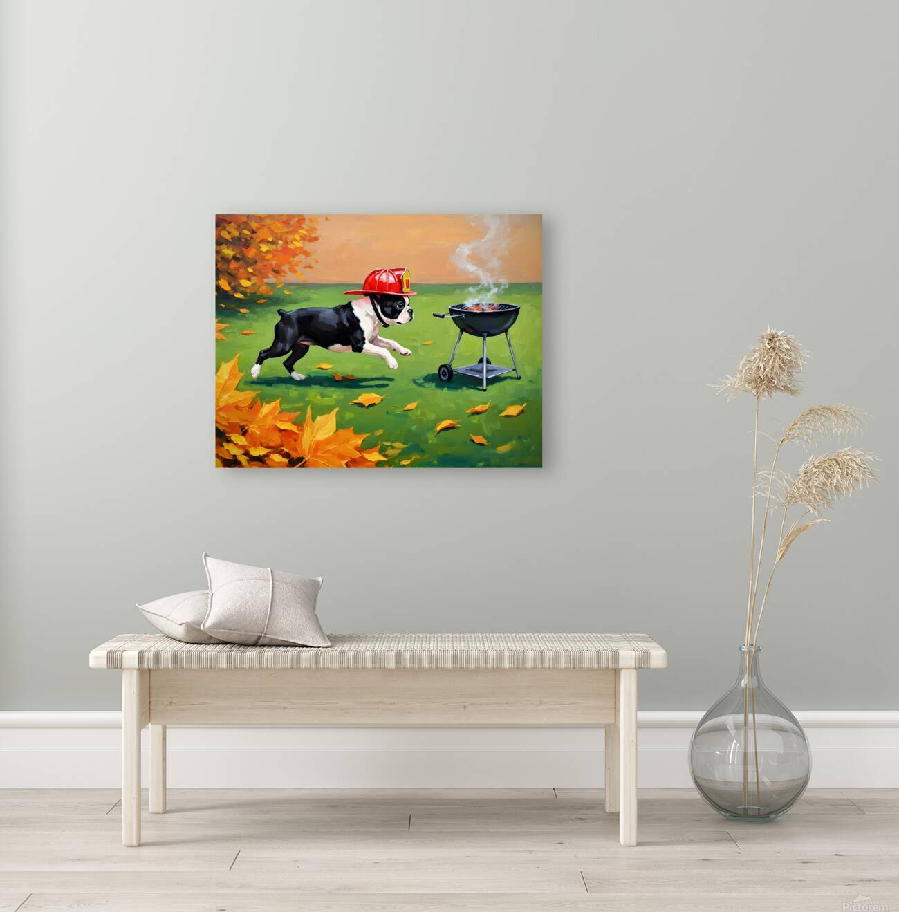 Heroic Boston Terrier Puppy Successfully Completes First Mission Reproduction