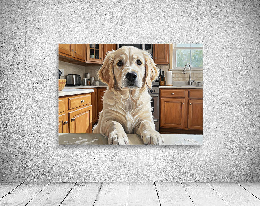 Golden Retriever Puppys Kitchen Discovery Wall Preview