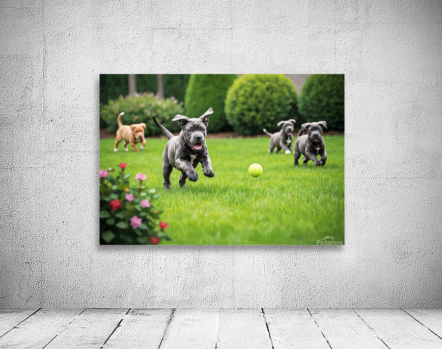 Cane Corso Puppy Spots The Perfect Tennis Ball Wall Preview