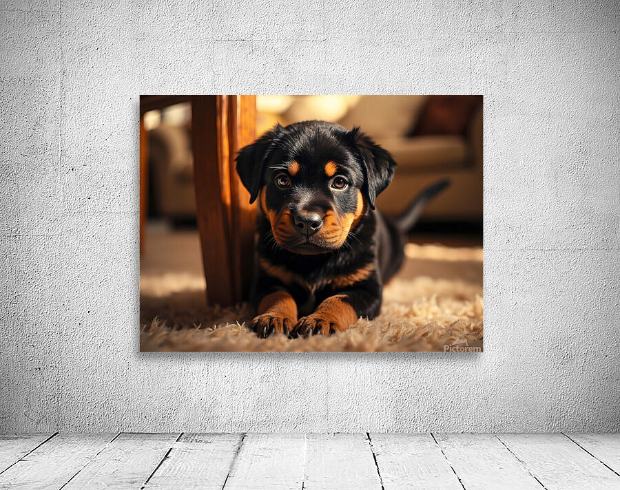 Rottweiler Puppy Joins The Family Fun Wall Preview