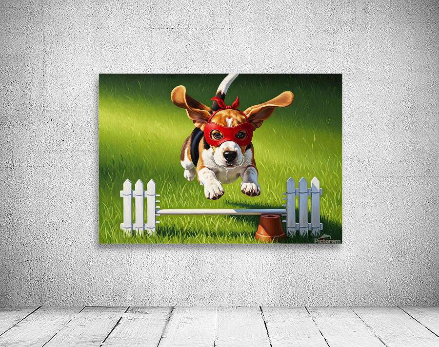 Beagle Puppy Claims Victory On The Hill Wall Preview