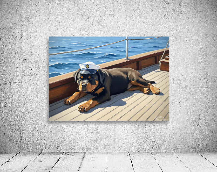 Brave Puppy Navigator Spots Land Ahead Wall Preview