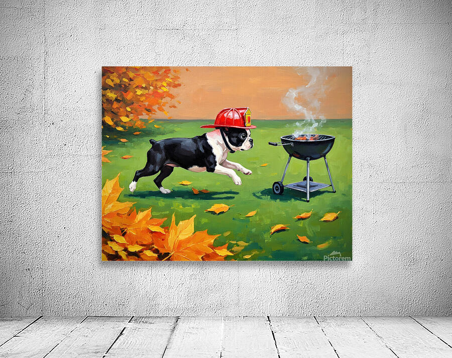 Heroic Boston Terrier Puppy Successfully Completes First Mission Wall Preview