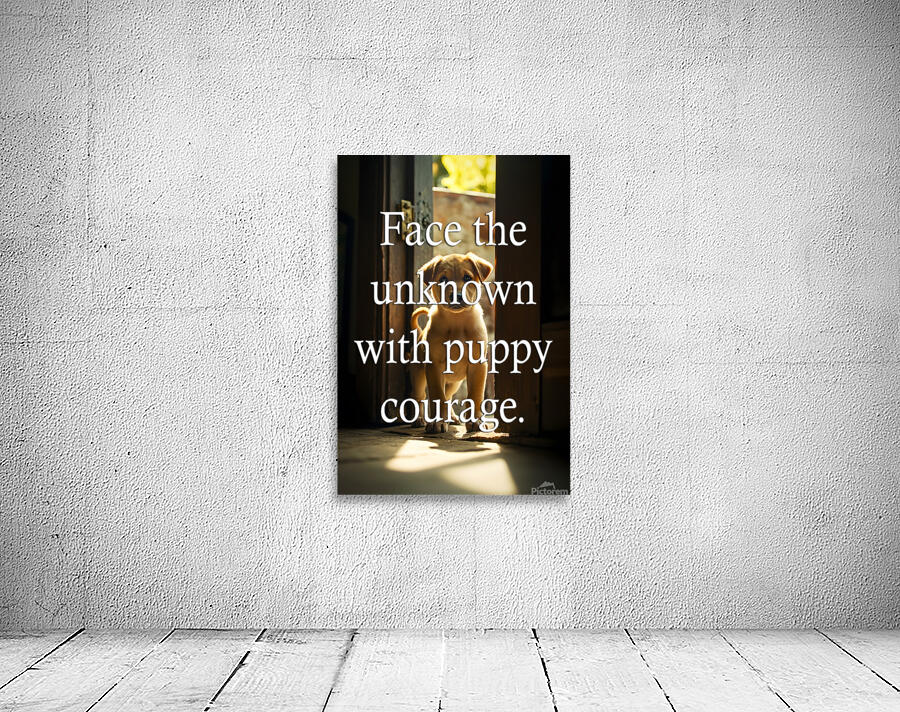 Face Unknown with Puppy Courage Wall Preview
