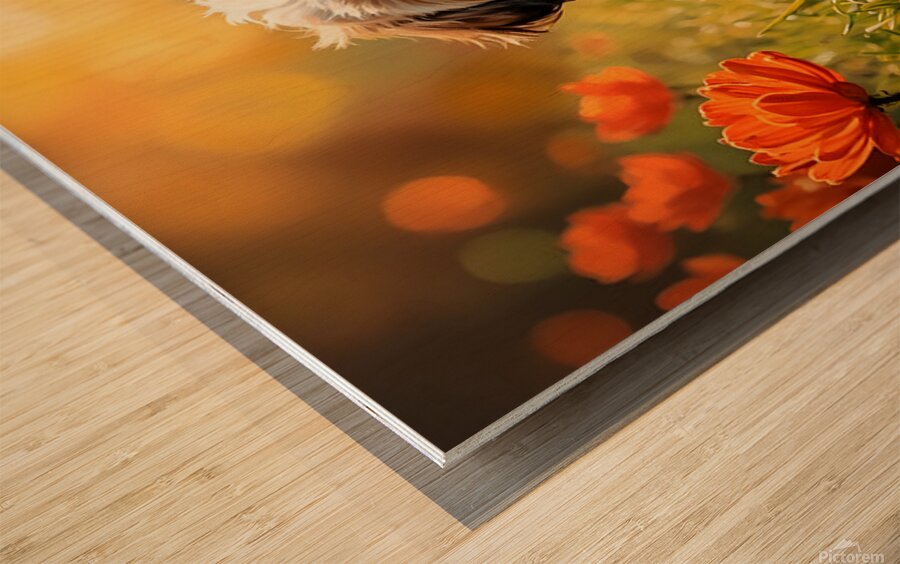 Happy Shih Tzu Puppy Rests After First Adventure Wood print