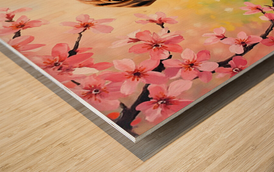 Beagle Puppy Feels Like A True Hero Impression sur bois