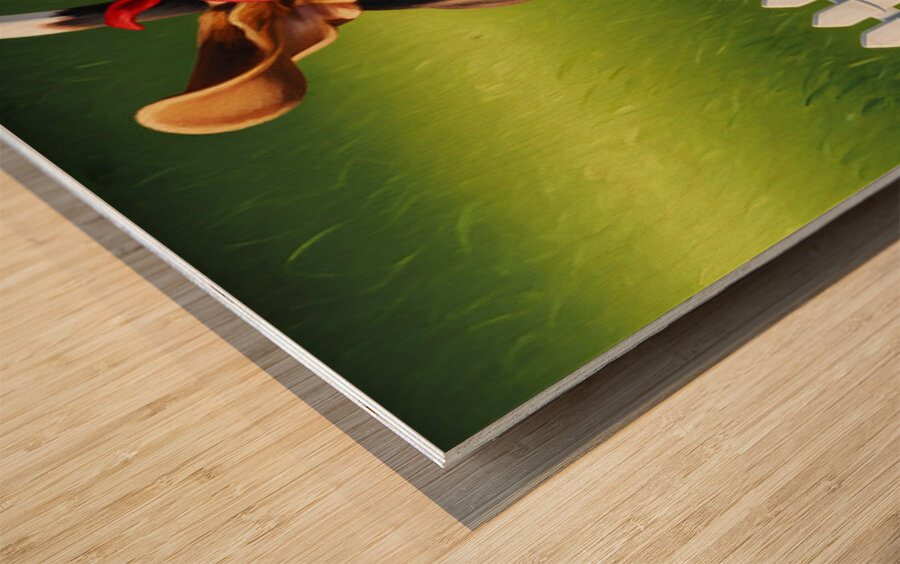 Beagle Puppy Claims Victory On The Hill Impression sur bois