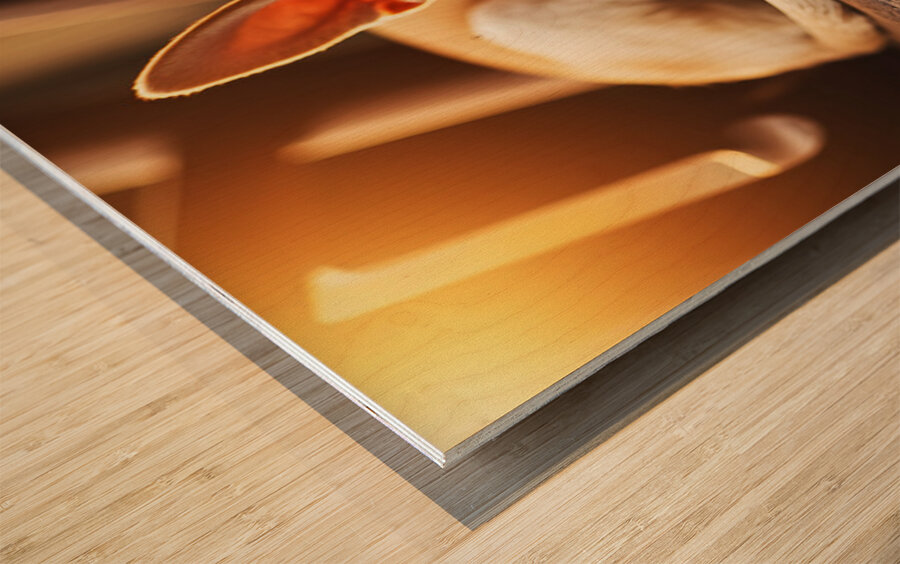 Chihuahua Puppy Dreams Peacefully On Rocking Chair Impression sur bois