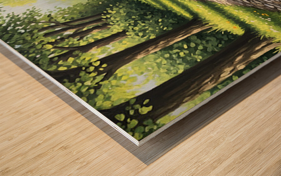 Boston Terrier Puppy With Flower Basket In Garden Wood print