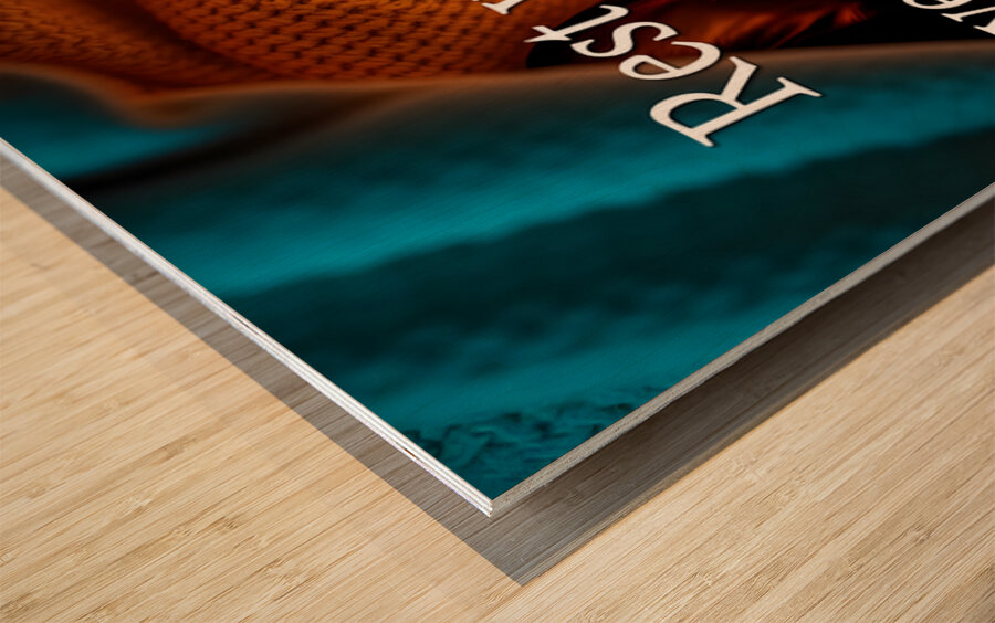 Rest Well Like This Sleepy Puppy Impression sur bois