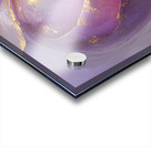 abstract oil painting that captures the essence of flowers  Acrylic print