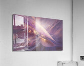 abstract oil painting that captures the essence of flowers  7 Acrylic Print