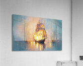 abstract oil painting that captures the essence of flowers  11 Acrylic Print