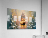 abstract oil painting that captures the essence of flowers  23 Acrylic Print