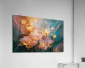 abstract oil painting that captures the essence of flowers  9 Acrylic Print