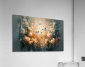 abstract oil painting that captures the essence of flowers  11 Acrylic Print