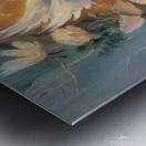 abstract oil painting that captures the essence of butterfly Metal print