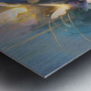 abstract oil painting that captures the essence of guitar music Metal print