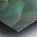 abstract oil painting that captures the essence of flowers  1 Metal print