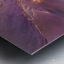 abstract oil painting that captures the essence of flowers  7 Metal print