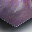 abstract oil painting that captures the essence of flowers  12 Metal print