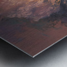 abstract oil painting that captures the essence of flowers  13 Metal print