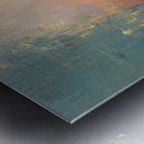 abstract oil painting that captures the essence of flowers  41 Metal print