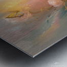 abstract oil painting that captures the essence of flowers  8 Metal print