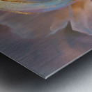 abstract oil painting that captures the essence of flowers  28 Metal print