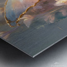 abstract oil painting that captures the essence of flowers  39 Metal print