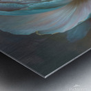 abstract oil painting that captures the essence of flowers  50 Metal print