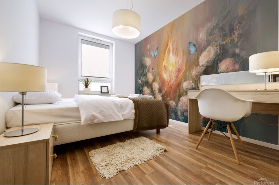 w flower 176 Mural print