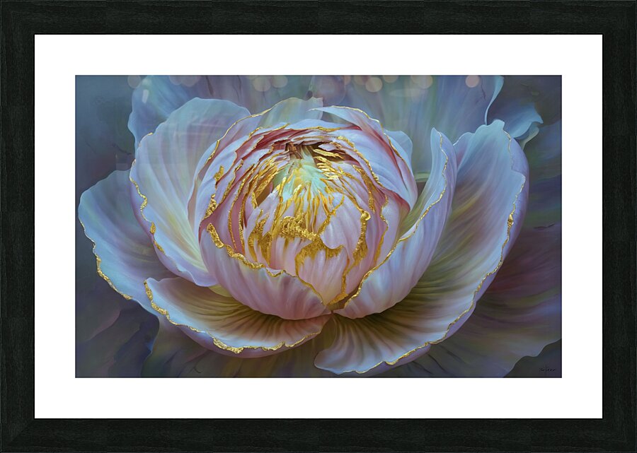 w flower 32 Picture Frame print
