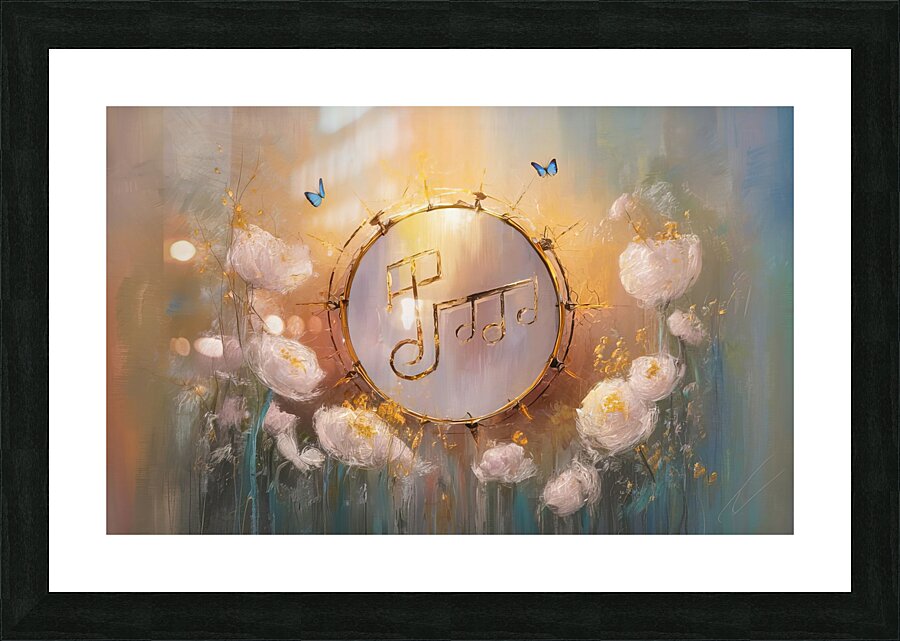 captures the essence of flowers  56 Picture Frame print