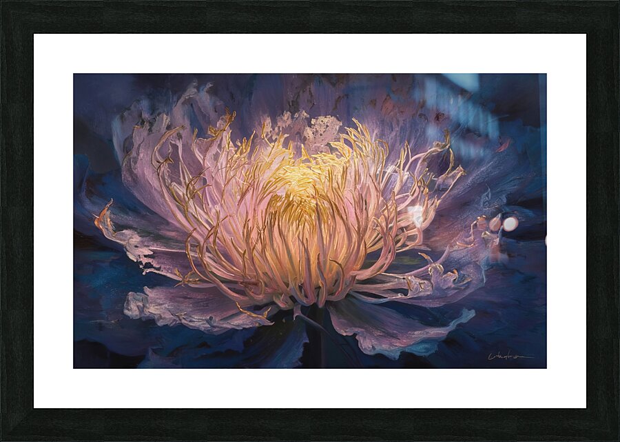 w flower 103 Picture Frame print