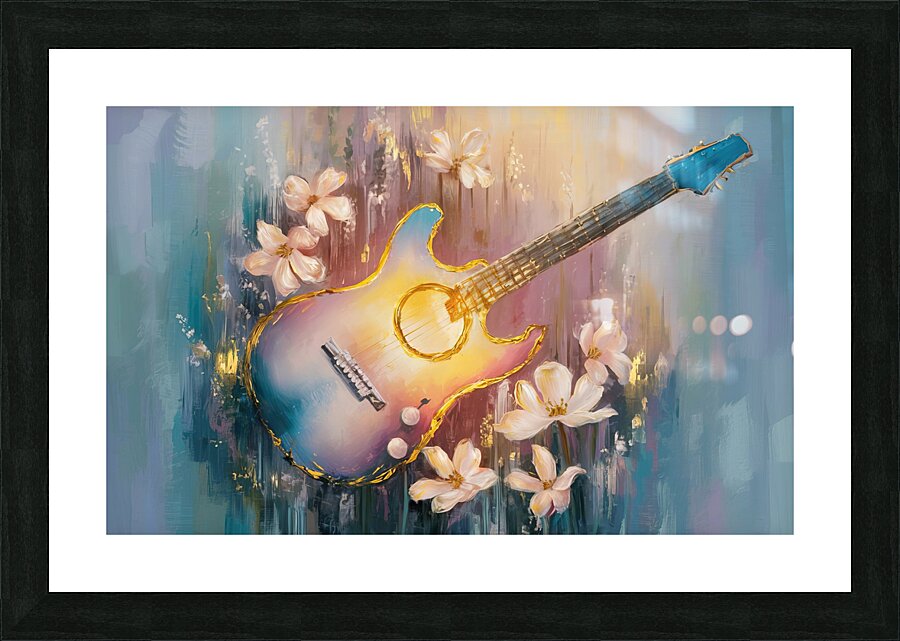 w flower 175 Picture Frame print