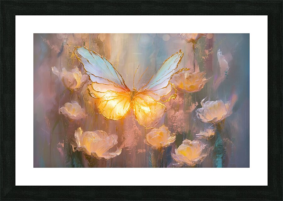 w flower 164 Picture Frame print