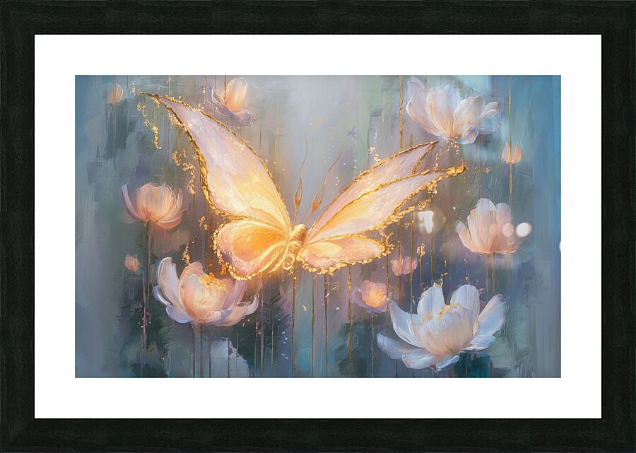 w flower 174 Picture Frame print