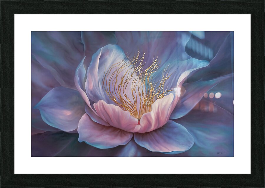 w flower 170 Picture Frame print