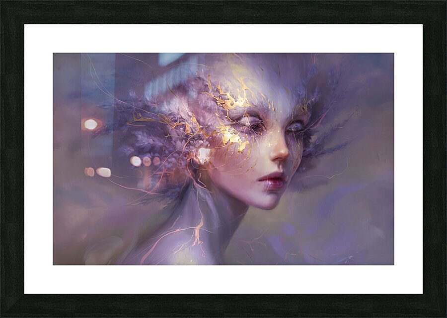 w flower 154 Picture Frame print