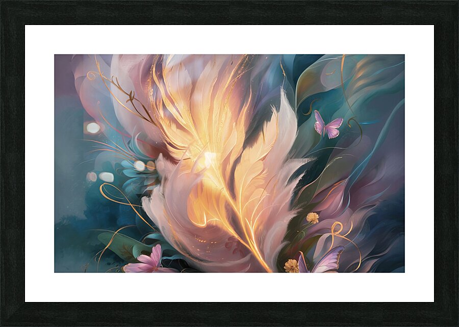 w flower 189 Picture Frame print