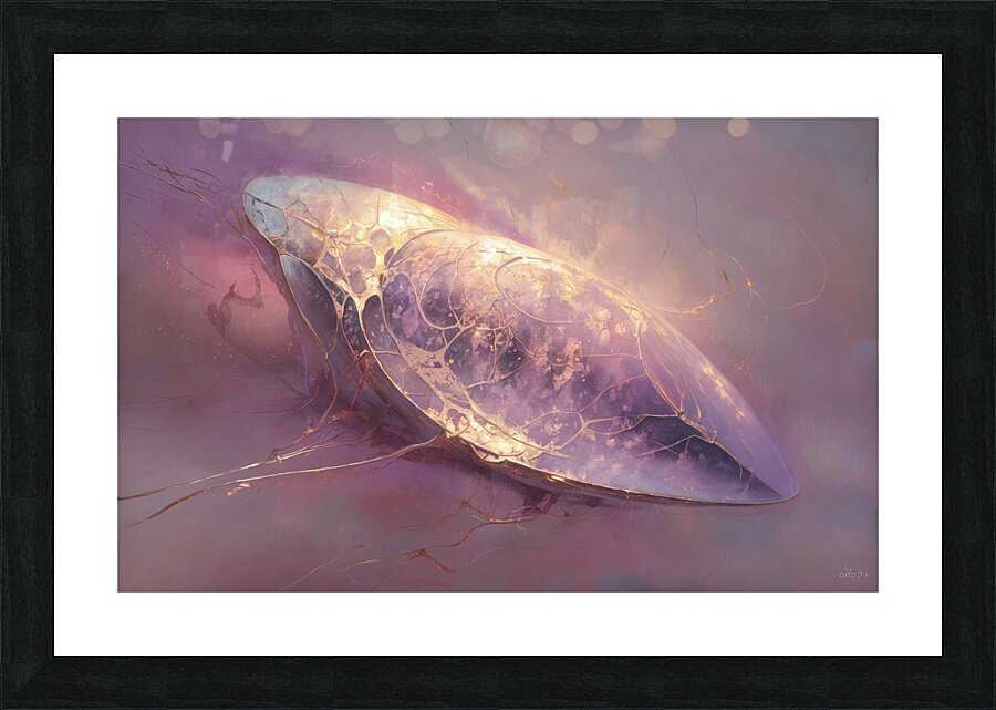 abstract oil painting that captures the essence of flowers  10 Picture Frame print