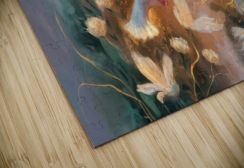 abstract oil painting that captures the essence of butterfly hesh4 puzzle