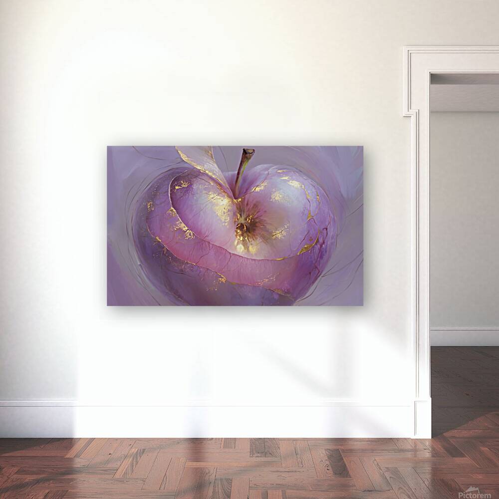 abstract oil painting that captures the essence of flowers  Reproduction