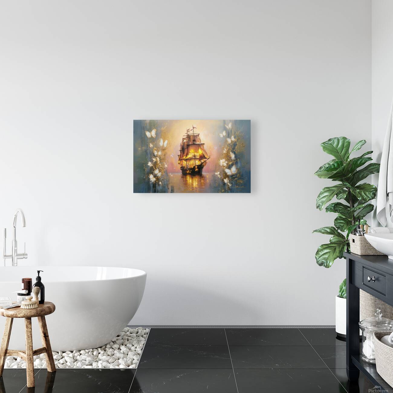 abstract oil painting that captures the essence of flowers  17 Reproduction