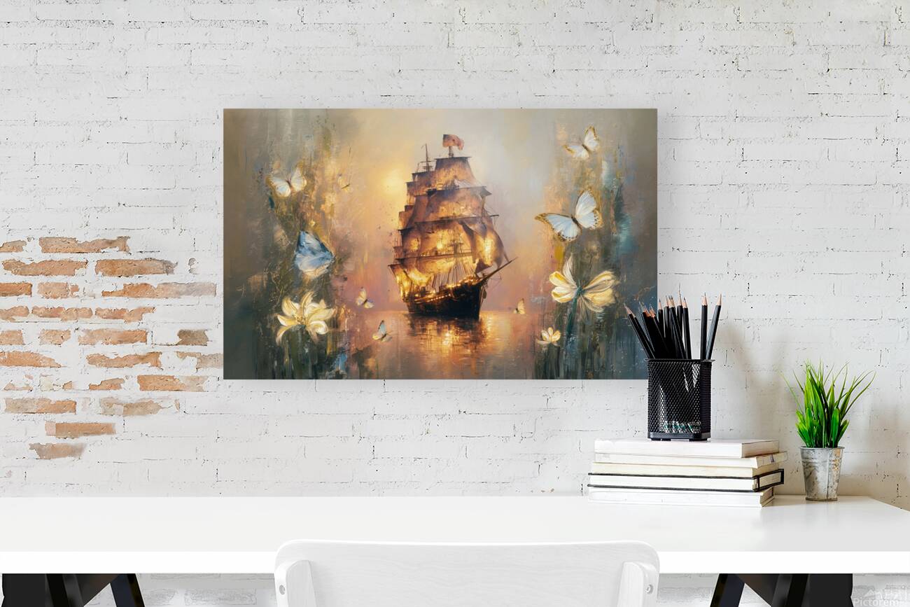 abstract oil painting that captures the essence of flowers  44 Reproduction