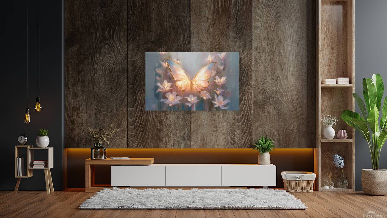 abstract oil painting that captures the essence of flowers  39 Reproduction