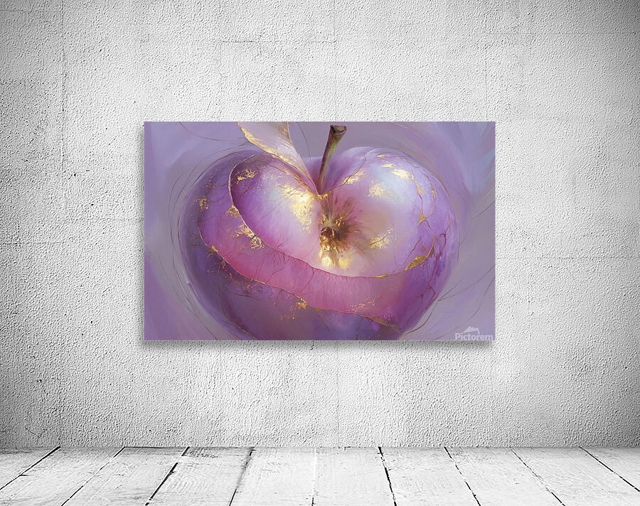 abstract oil painting that captures the essence of flowers  Wall Preview