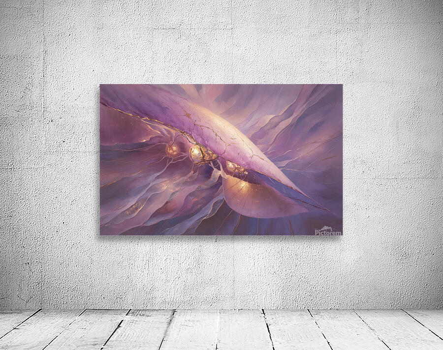 abstract oil painting that captures the essence of flowers  7 Wall Preview