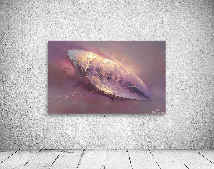 abstract oil painting that captures the essence of flowers  10 Wall Preview